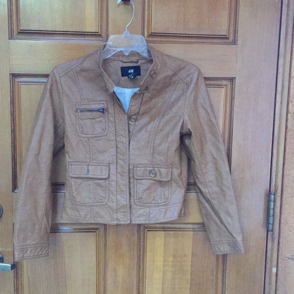 H&M Pleather short Jacket